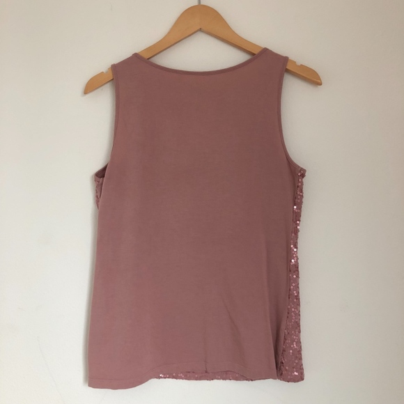 Caslon (Nordstrom) cotton sequined tank, size M - Picture 6 of 7